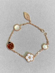 Lucky Spring bracelet_ 5 motifs_ 18K rose gold__yyt