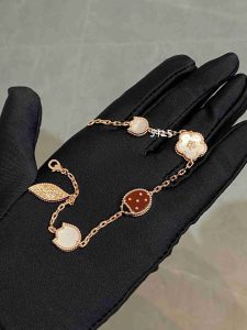 Lucky Spring bracelet_ 5 motifs_ 18K rose gold__yyt